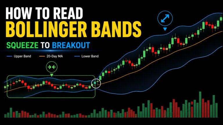 How to read Bollinger Bands with squeeze and trend example