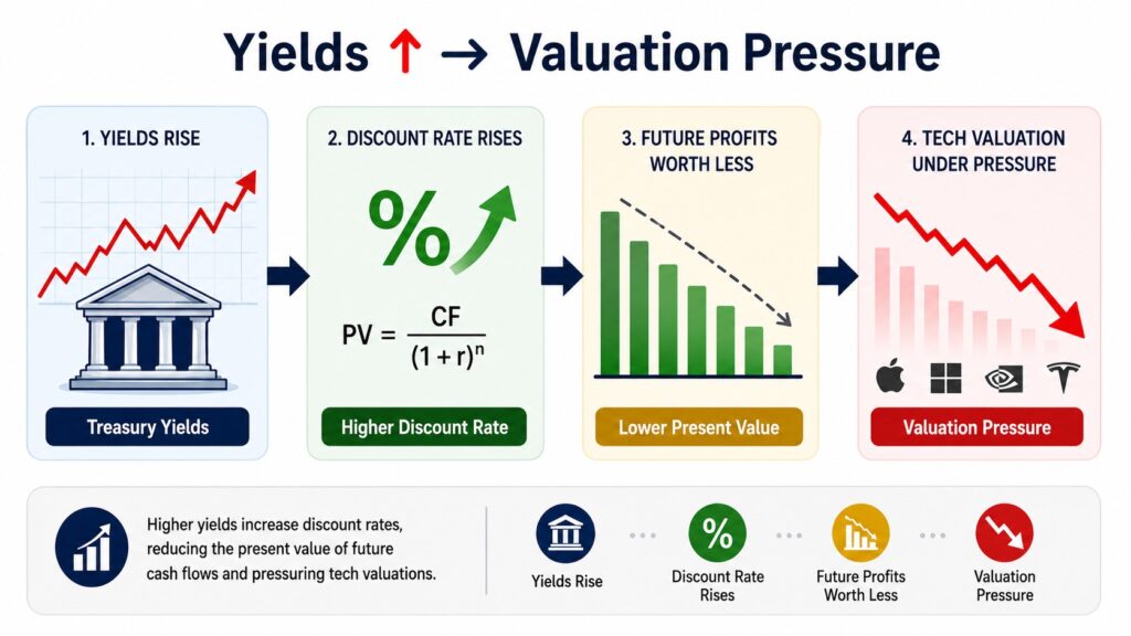 How U.S. Treasury Yields Affect Tech Stocks Through Valuation Changes