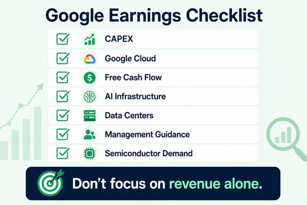 Google earnings checklist for semiconductor investors
