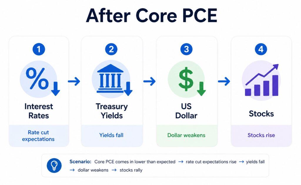 Step-by-step checklist for reading CPI, Core PCE, Treasury yields, and Federal Reserve communication