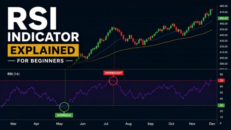 RSI indicator explained for beginners with overbought and oversold levels