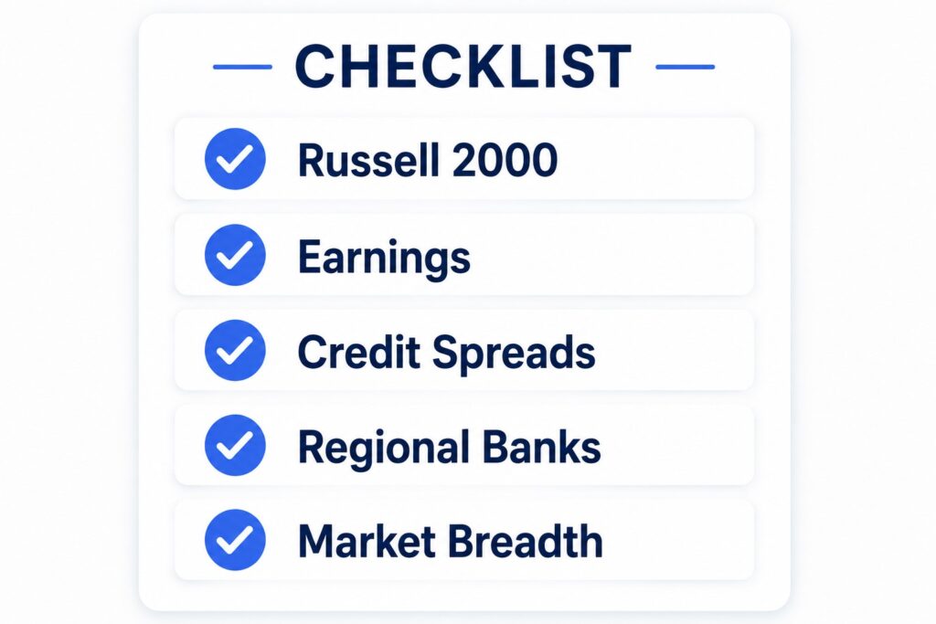 Investor checklist for evaluating the Russell 2000 rally