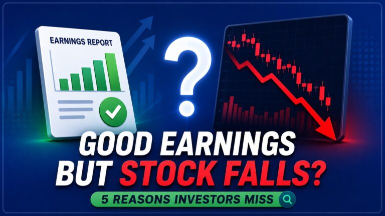 Why stocks fall after good earnings despite strong financial results