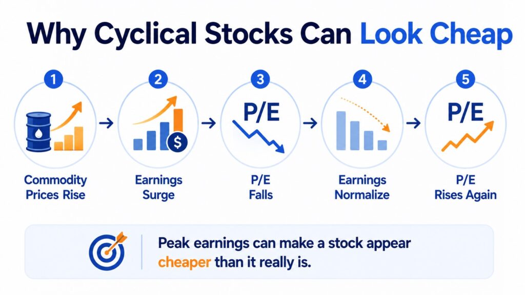 How cyclical earnings affect a low P/E ratio