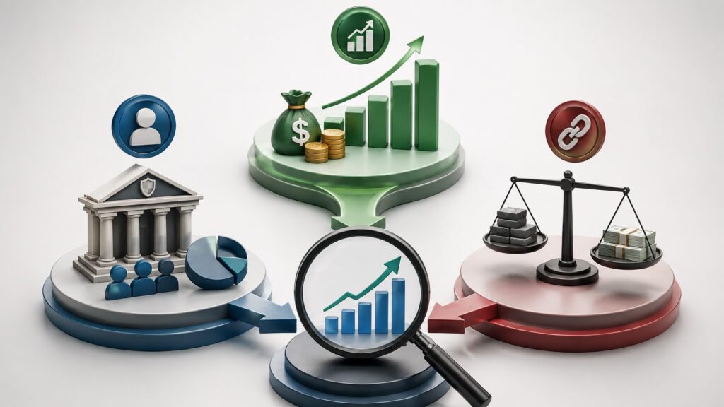 ROE analysis comparing company profit, shareholders' equity and financial leverage