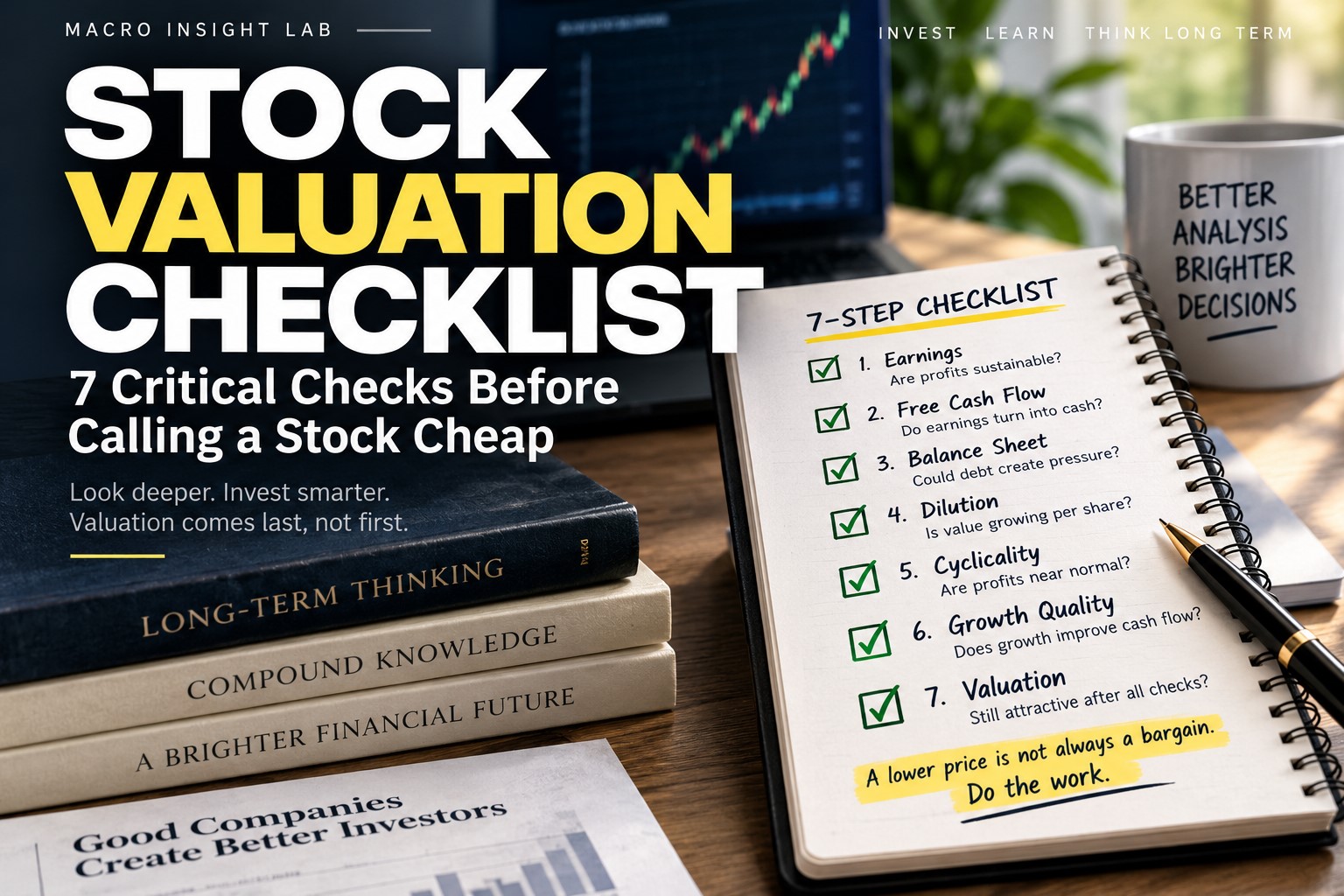 Stock Valuation Checklist: 7 Critical Checks Before Calling a Stock Cheap